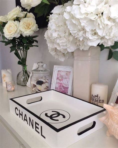 objet deco chanel|Chanel style interior design.